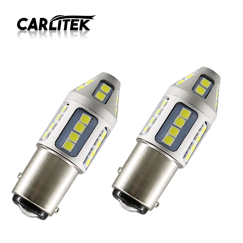 CARLitek 1157 Светодиодная автомобильная лампа BA15D BAY15D 3030smd указатель поворота