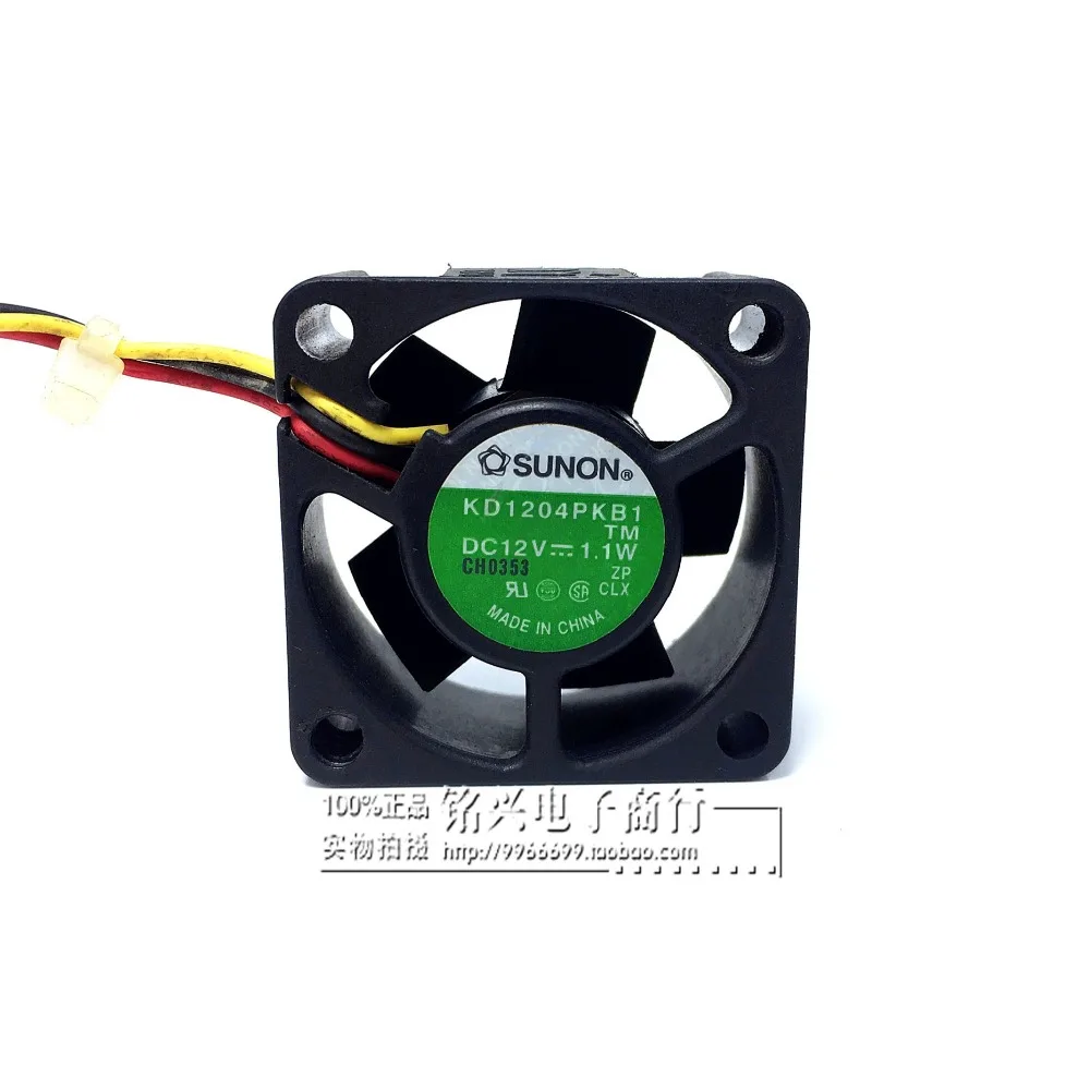 Серверный охлаждающий вентилятор SUNON KD1204PKB1 TM, 12 В постоянного тока, 1,1 Вт, 40x40x20 мм, 3-проводной