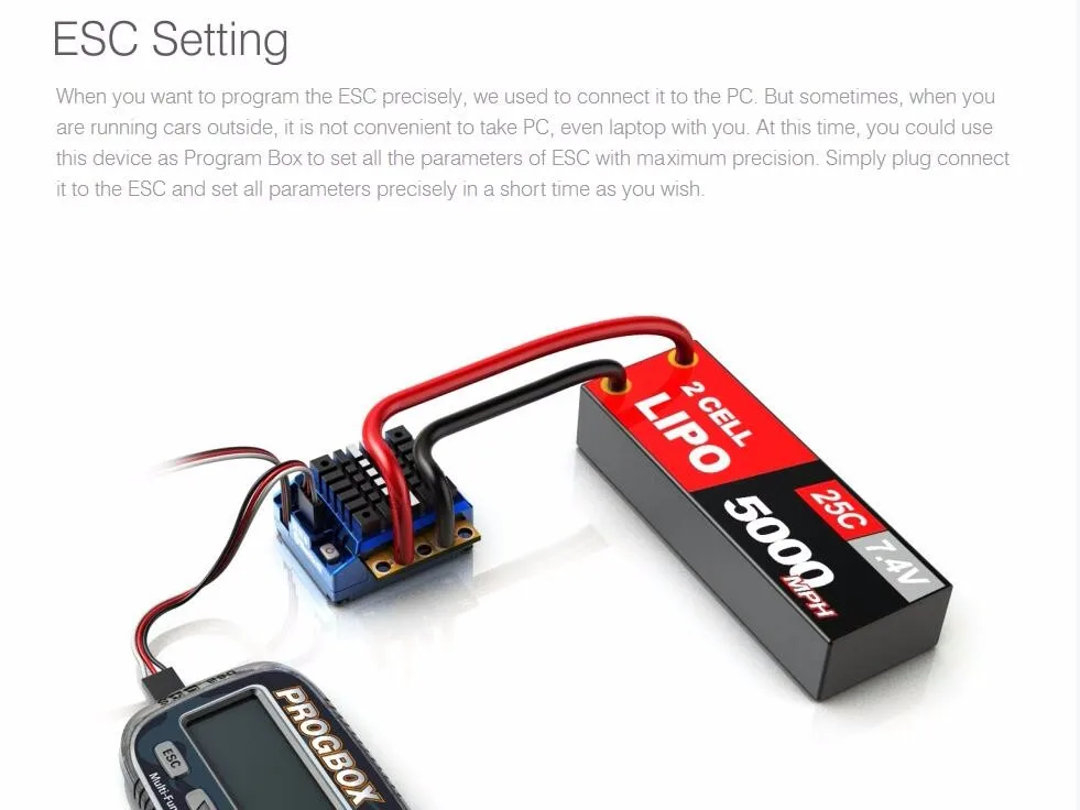 SKYRC SK-300046 PROGBOX Six-in-one Multi-Functions Smart Program Box for RC Hobby | Электроника