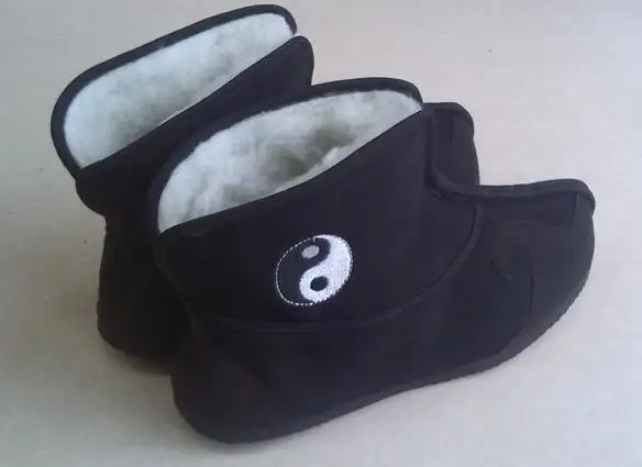 Зимние теплые ботинки Wudang tai chi обувь кунг-фу Боевые искусства кроссовки taoism cloudhook