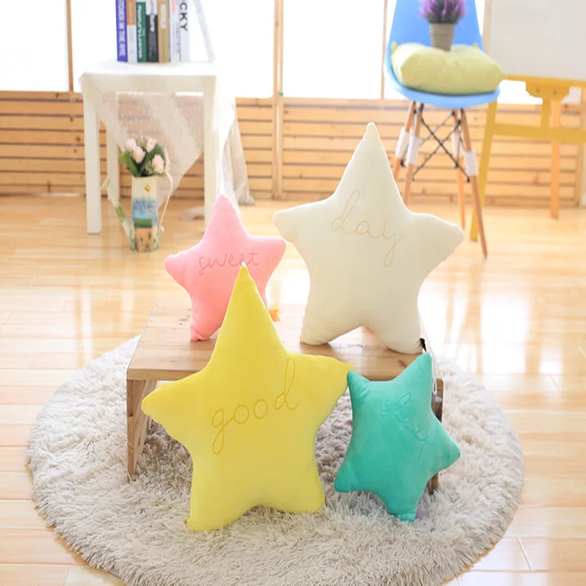 25 cmBaby подушка игрушки мягкие Звезда Луна облако спокойная кукла плюшевые мягкая