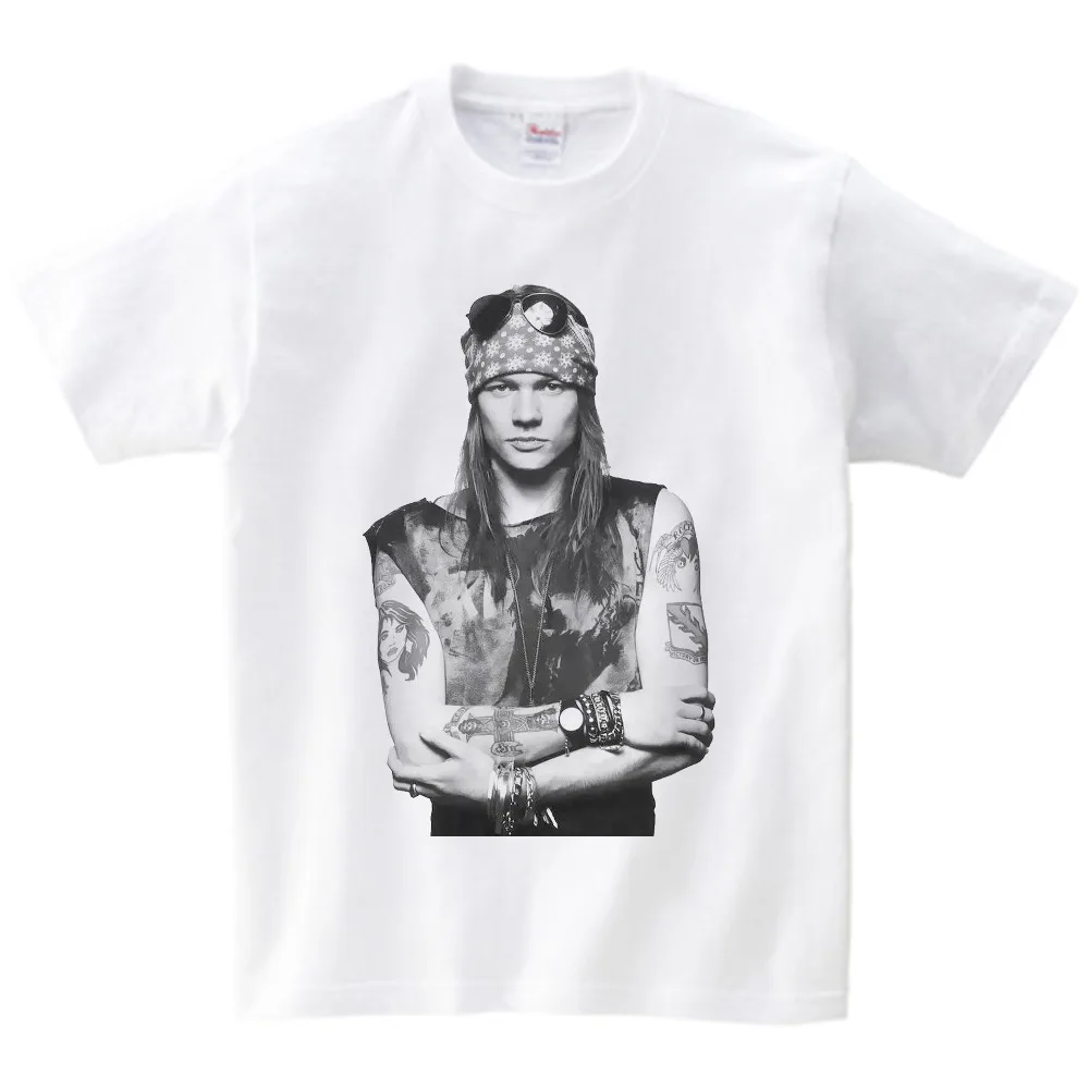 Детская футболка из 100% чистого хлопка с надписью Guns N Roses для мальчиков и девочек