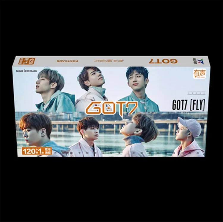 Kpop последний официальный GOT7 набор 90 коллекционный альбом текст K pop got7 LOMO подарок