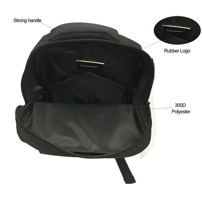 Детские школьные ранцы с животными Coloranimal маленькие рюкзаки для мальчиков