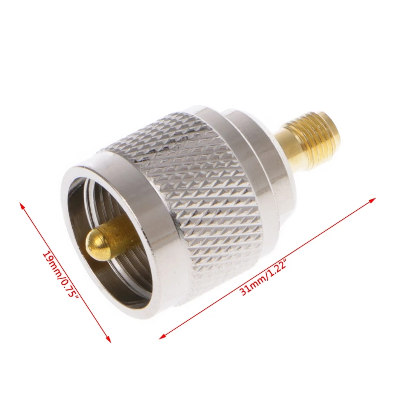 Коаксиальный переходник OOTDTY RF UHF на SMA разъем PL259 SO239 штекер гнездо SMA|Соединители| |