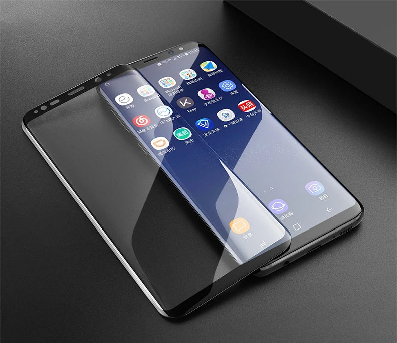 9D Full Screen Protector For Samsung Galaxy Note 8 9 S10 S6 S7 Edge S8 S9 Plus A8 A6 Protective Glass Tempered Film |