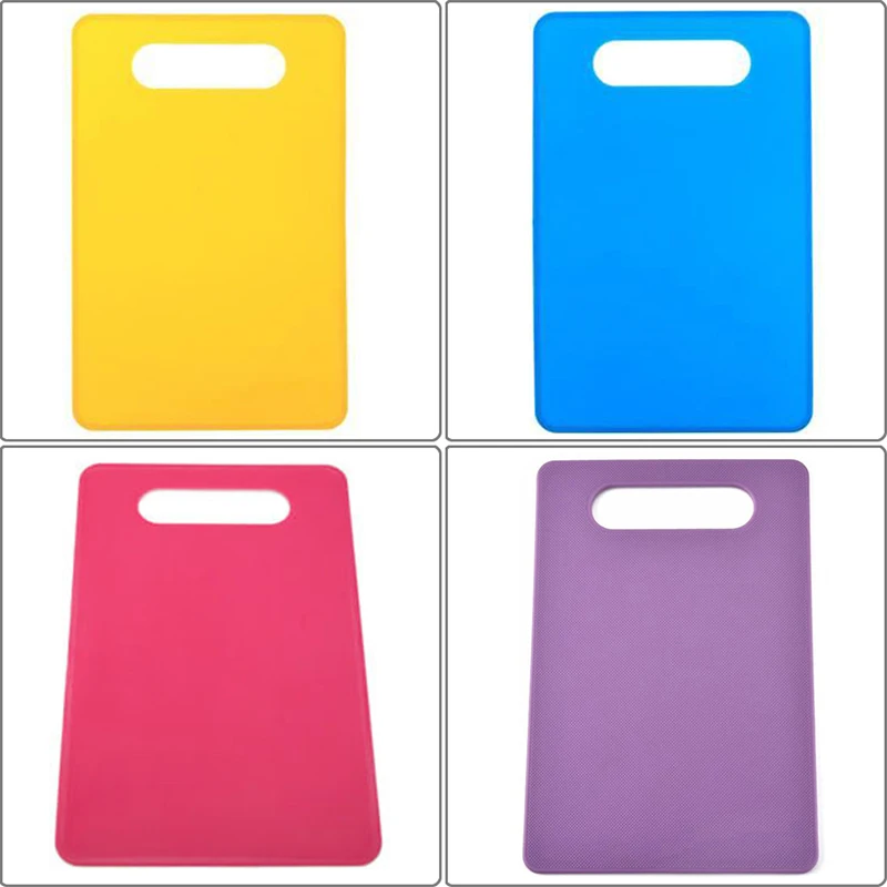 PP пластиковая Нескользящая разделочная доска с отверстием для подвешивания