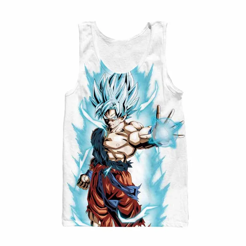 Dragon Ball Z Мужские Лето Топы Супер Saiyan Goku черный Розе Вегета vegetto Буу shenron Бодибилдинг жилет фитнес Джерси