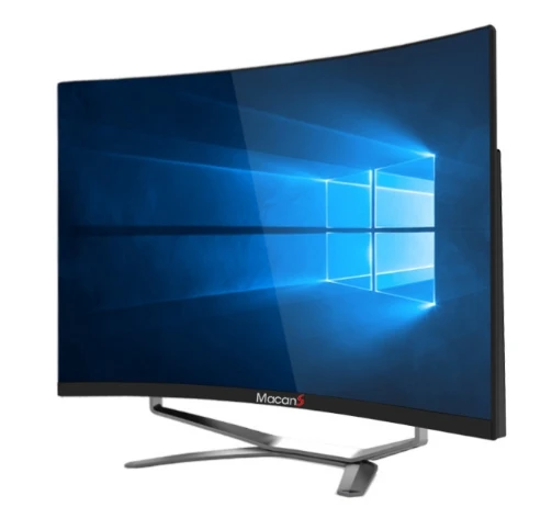 2018 новый китайский VGA + DVI SPK HD изогнутый моноблок настольный компьютер|all in one