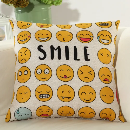 Rubihome (3 шт./компл.) с рисунком бананов улыбка декоративные Чехлы для подушек Пледы