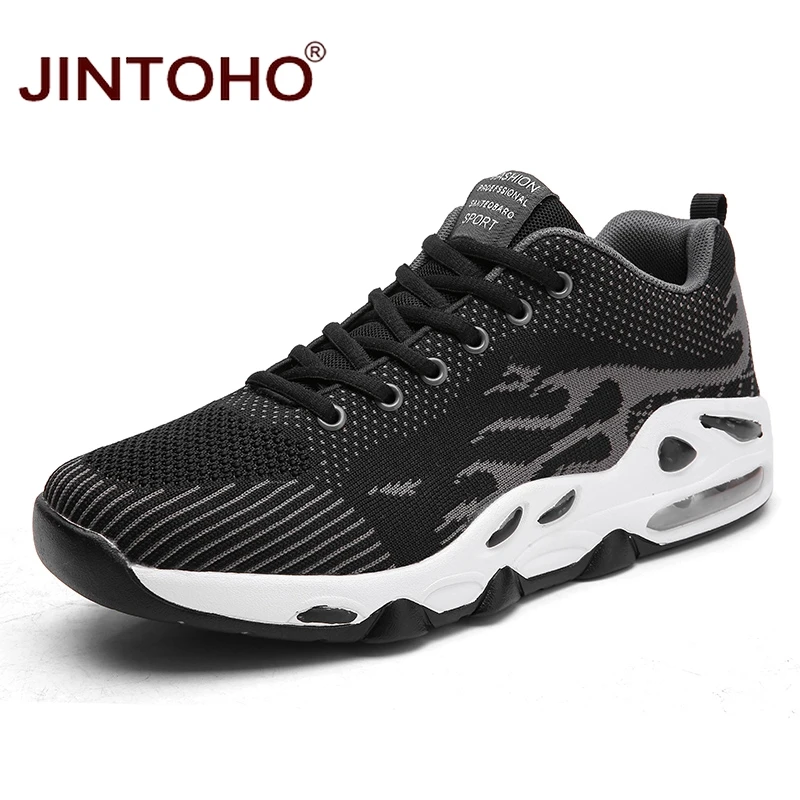 black gray JINTOHO дешевые мужские баскетбольные кроссовки дышащие мужские баскетбольные кроссовки уличная спортивная обувь новые мужские кроссовки - Цвет: black gray