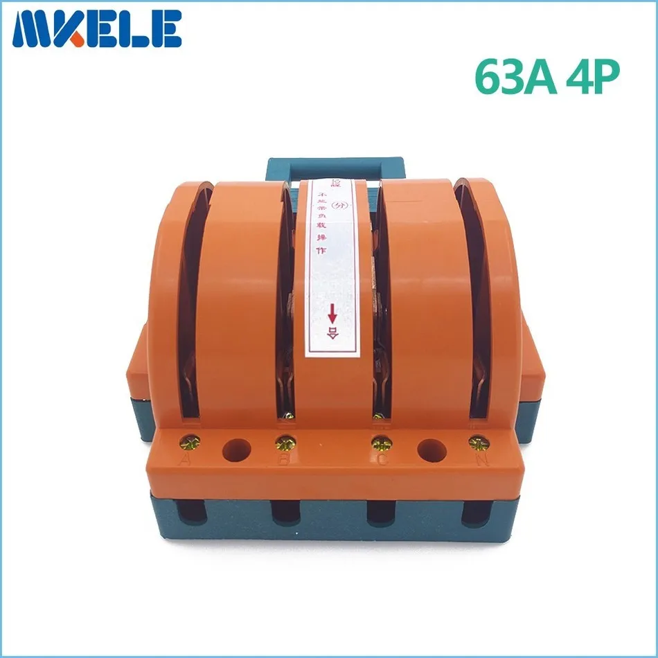 

Wholesale Heavy Duty 63A 4p Double Throw Knife Disconnect Switch Delivered Safety Knife Blade Switches