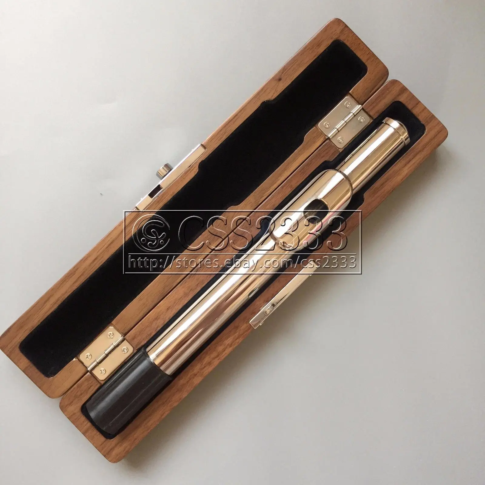 

Upscale Wooden Flute Head Case strong Beautiful Nice Black walnut 1 pcs