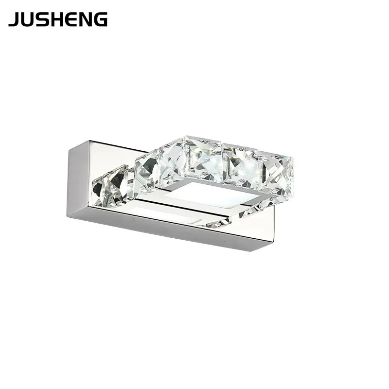 Мини Хрустальный настенный светильник для ванной комнаты 3 Вт Светодиодный