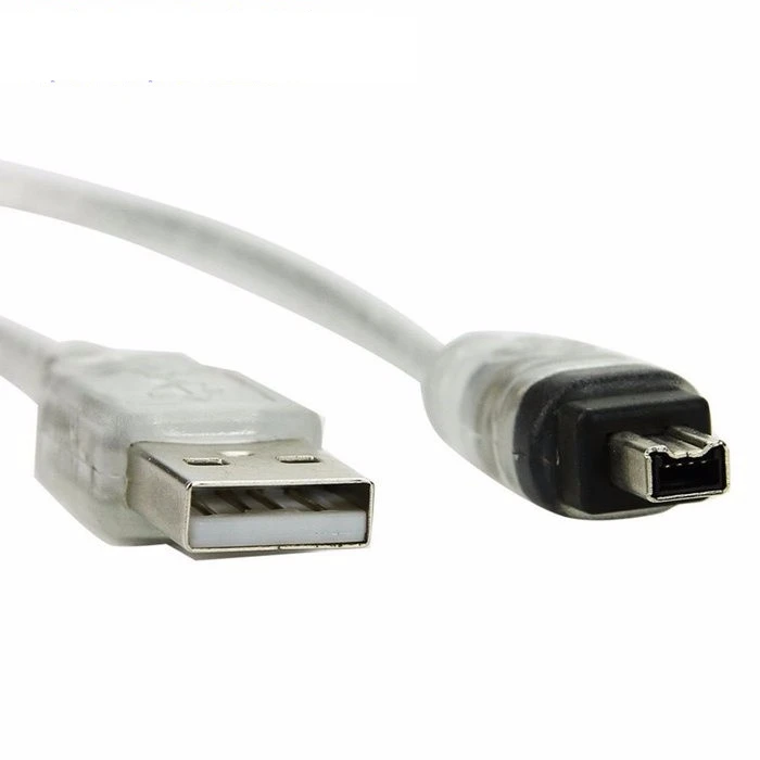 USB штекер к Firewire IEEE 1394 4 контактный iLink адаптер Шнур firewire кабель для SONY DCR TRV75E DV|1394