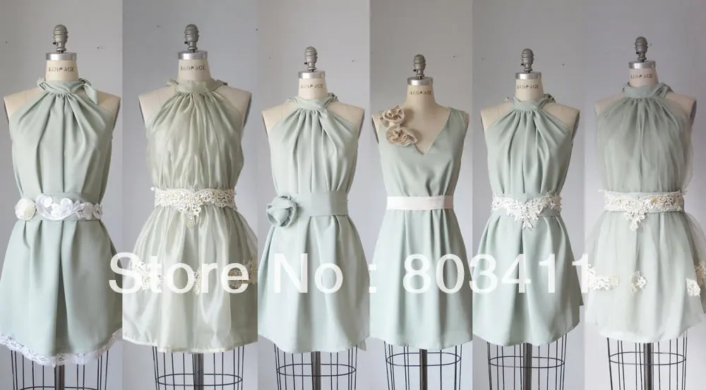 Платья подружек невесты до колен с цветами бесплатная доставка|dress label|dress moveflowers