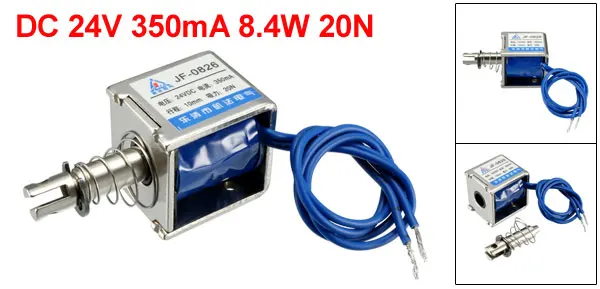 Uxcell 1 шт 10 мм соленоид Электромагнит постоянного тока 6/24V 350mA/2A 8,4/12 W 20N тянуть Тип прямолинейного движения с хорошим качеством, электромагнит пуш-ап
