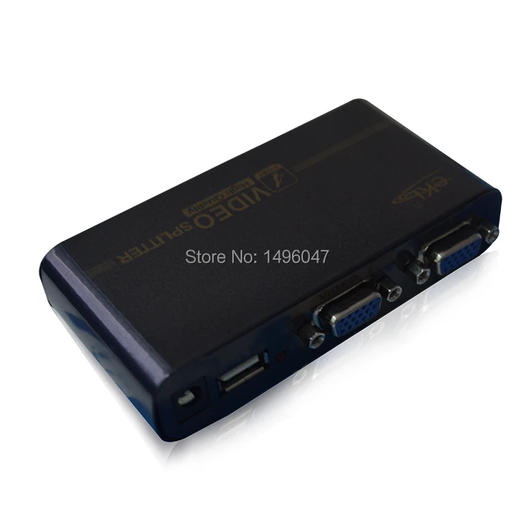 EKL 1 до 4 порта VGA video splitter дубликатор 1-in-4-out 350 МГц устройства cascadedable Сапоги