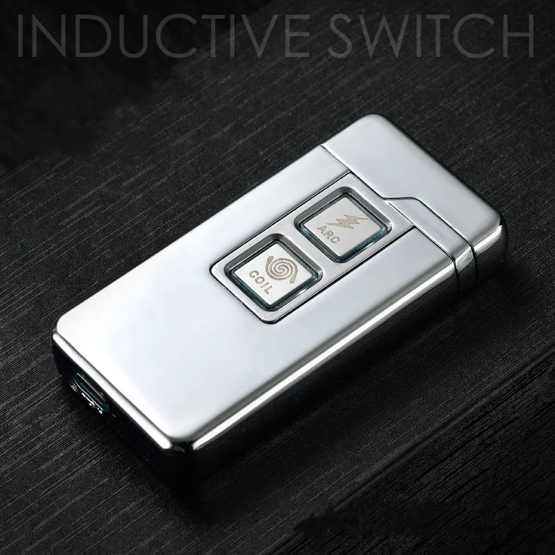 Usb зарядка Tesla катушка и дуговая Зажигалка USB ветрозащитная индивидуальная