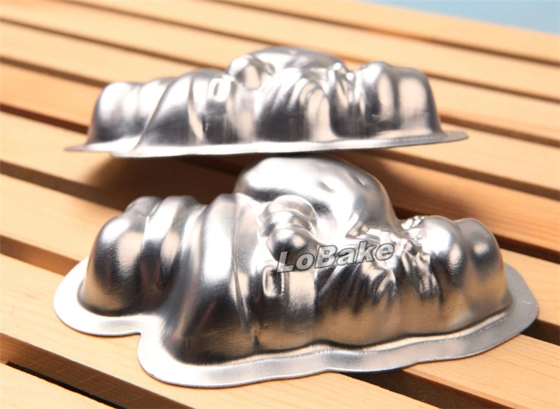 (5 шт./лот) новейшая 4 дюймовая форма Санта-Клауса анодированная алюминиевая