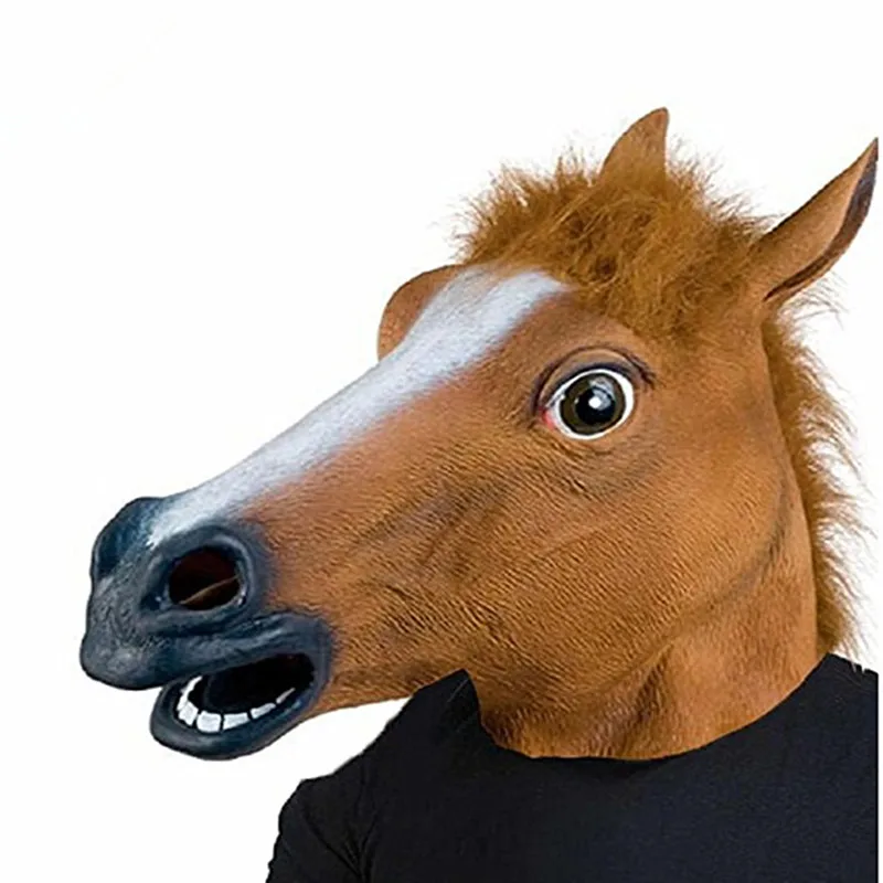 

Латексная маска лошади DONYAMY