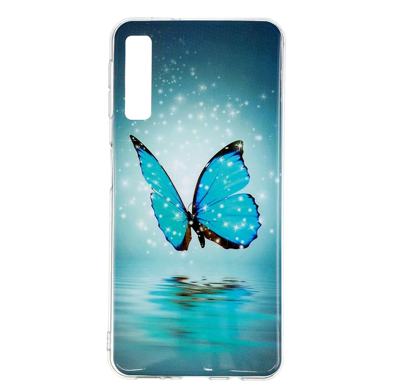 Светящийся чехол для Coque samsung A7 чехол Etui Fundas силиконовый чехол из ТПУ для Coque samsung Galaxy A7 A 7 A750 Carcasa