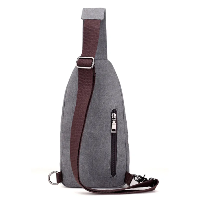 Kvky Новый Повседневное Грудь сумка для Для мужчин 2017 ремень Сумка Кроссбоди холст