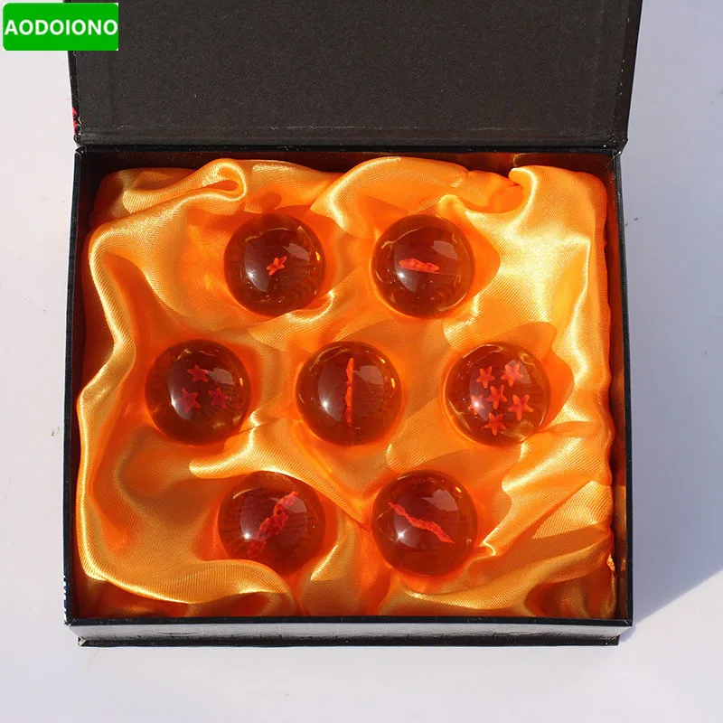 7 шт./компл. Dragon Ball Z 3.5 см новые в коробке DragonBall Звезд Хрустальный шар Мячи