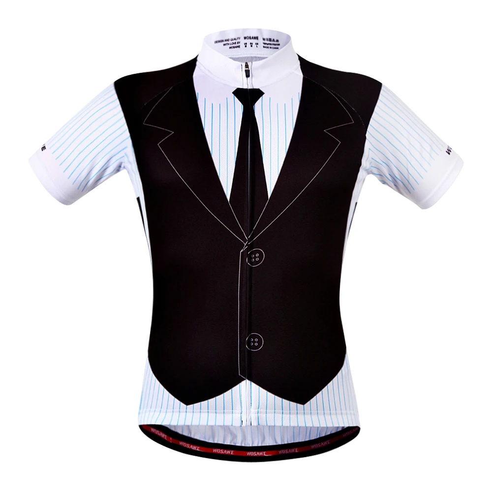 WOSAWE летний мужской комплект для велоспорта быстросохнущая рубашка + короткие