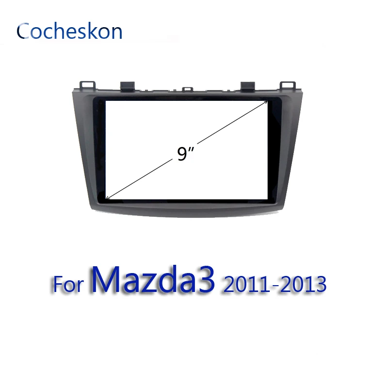 Для кассеты mazda 3 2din рамки 2011 2013 для автомобиля мультимедийный плеер двойной дин
