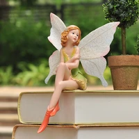 resin pastoral fairy figurines miniatures home decoration accessories vintage home decor fairy garden miniatures