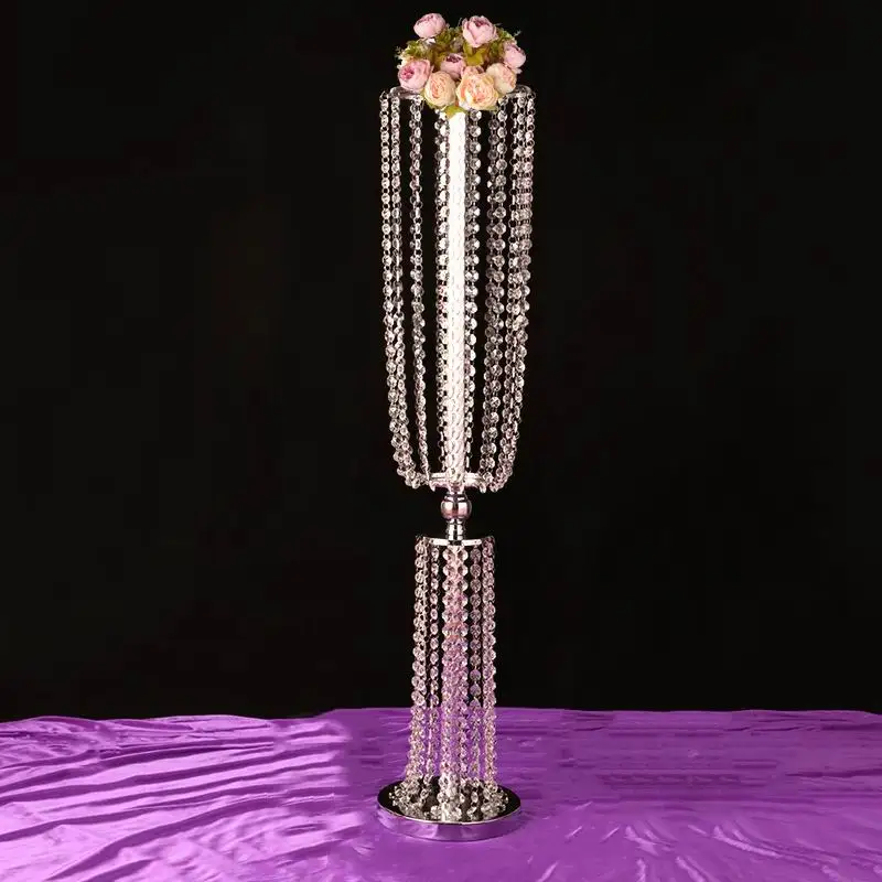 Высокий хрустальный подсвечник $80 см в европейском стиле 10 шт./лот|crystal holder|lot lotlot