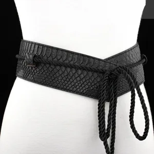 Женские широкие ремни из ПУ кожи, длинные золотистые повседневные ремни с кисточками, модные, высокого качества