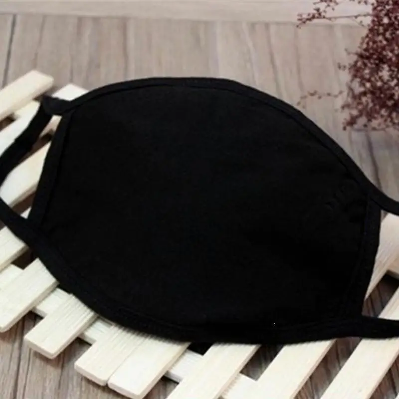 5 шт. хлопок рот маска черный муфельной анти дымке пыли нос фильтр Ветрозащитный