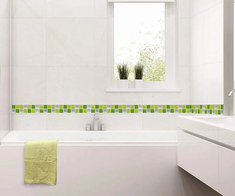 Vividtiles 6 листьев украшения дома DIY Виниловая Наклейка 3D оболочка и квадратная