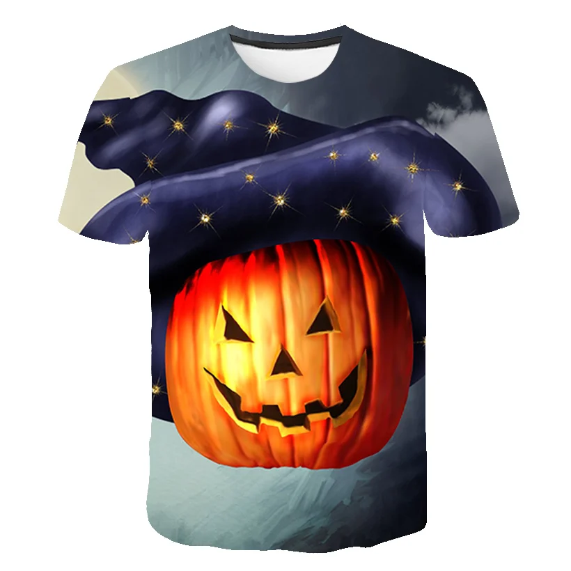 Cosmos Хэллоуин Gala Ghost Hands фонарь-тыква 3D печать футболка Повседневная Хип Хоп