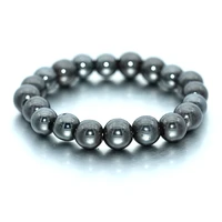 women black 681012 magnetic bracelet beads hematite stone therapy health care magnet hematite beads bracelet mens jewelry
