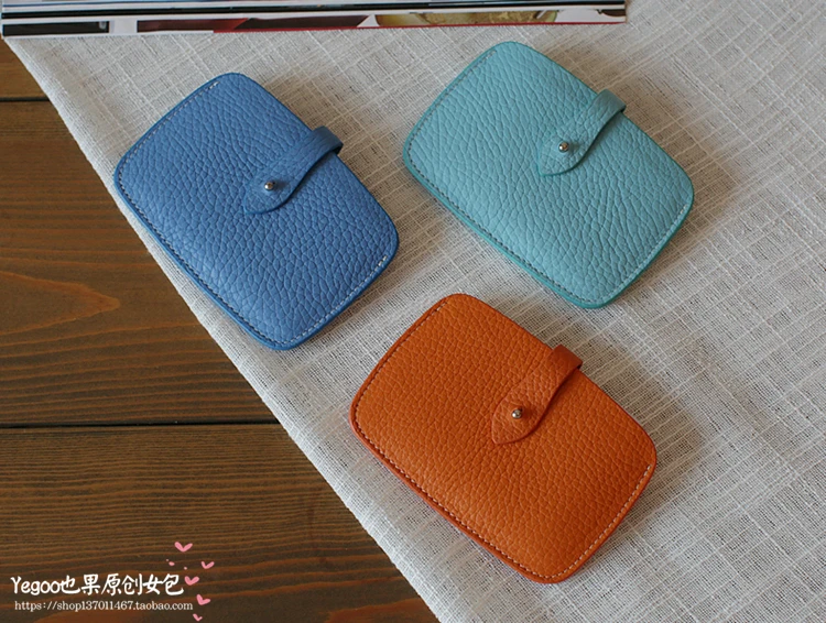 Натуральная кожа id card Holder стикер модный замок карта кошелек унисекс визитная карточка тонкий твердый кошелек для кредитных карт