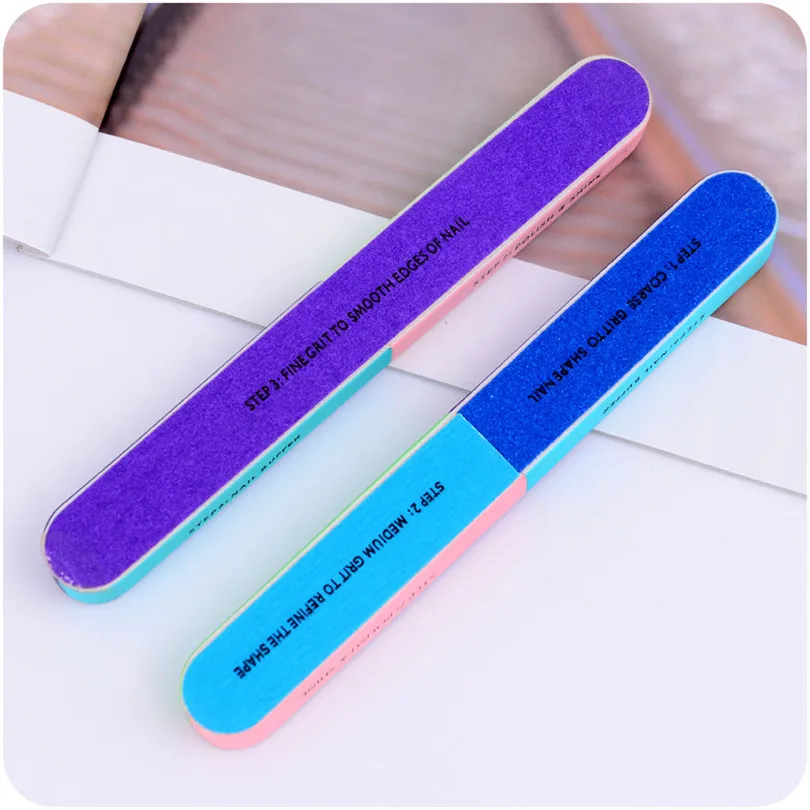Круглый шестигранный Полировочный пилочка для ногтей полоски лака Полировка