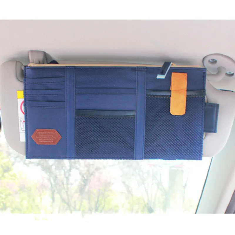 Car Multi-Function Korean Sun Visor Storage Bag Portable Clip Card Mobile Phone car accessories interior | Автомобили и мотоциклы