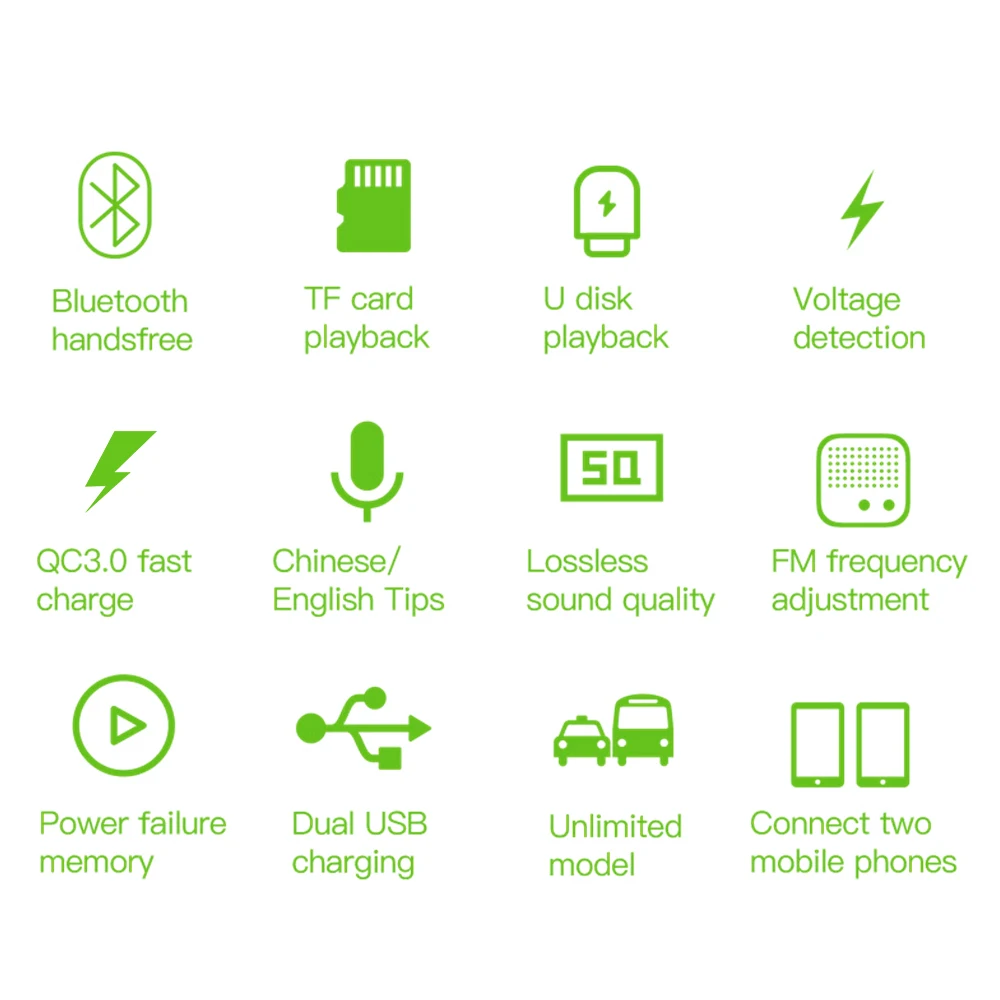 Беспроводной автомобильный mp3 плеер с Bluetooth комплект fm передатчик A2DP 5 В 3.1A USB