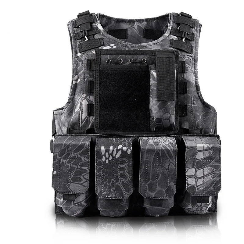 

Conny Unisex Camouflage Military tactical vest wargame Body molle Armor Hunting CS