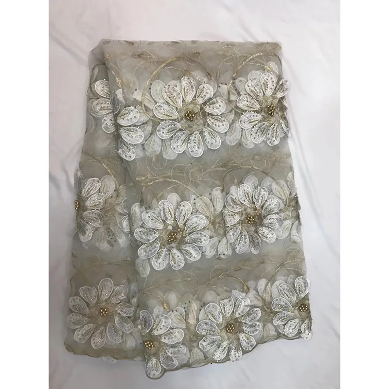Latest Hot French Nigerian Laces Fabric High Quality Tulle African Wedding 2018 Beautiful Lace | Дом и сад