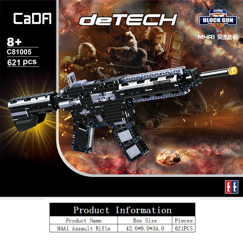 Винтовой револьвер SWAT Power GUN technic Arms модель сборного кирпичного набора Legoings