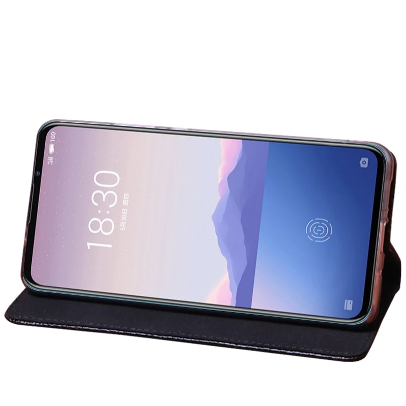 Чехол AIBOULLY для Meizu 16Xs мягкий силиконовый кожаный чехол-книжка Оригинальный чехол