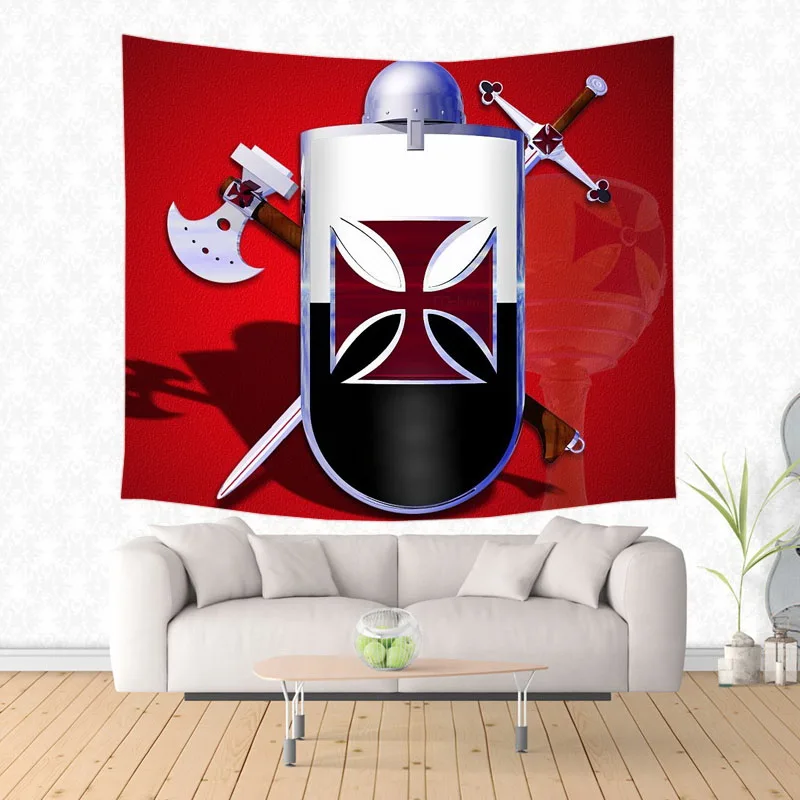 Рыцари крест тамплиеров печать декоративные гобелены постельные принадлежности