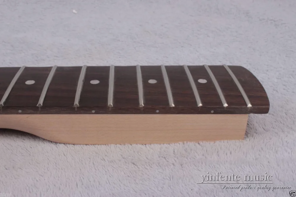 New electric guitar bass neck Replace maple 22 fret rose Fretboard left hand #846 | Спорт и развлечения