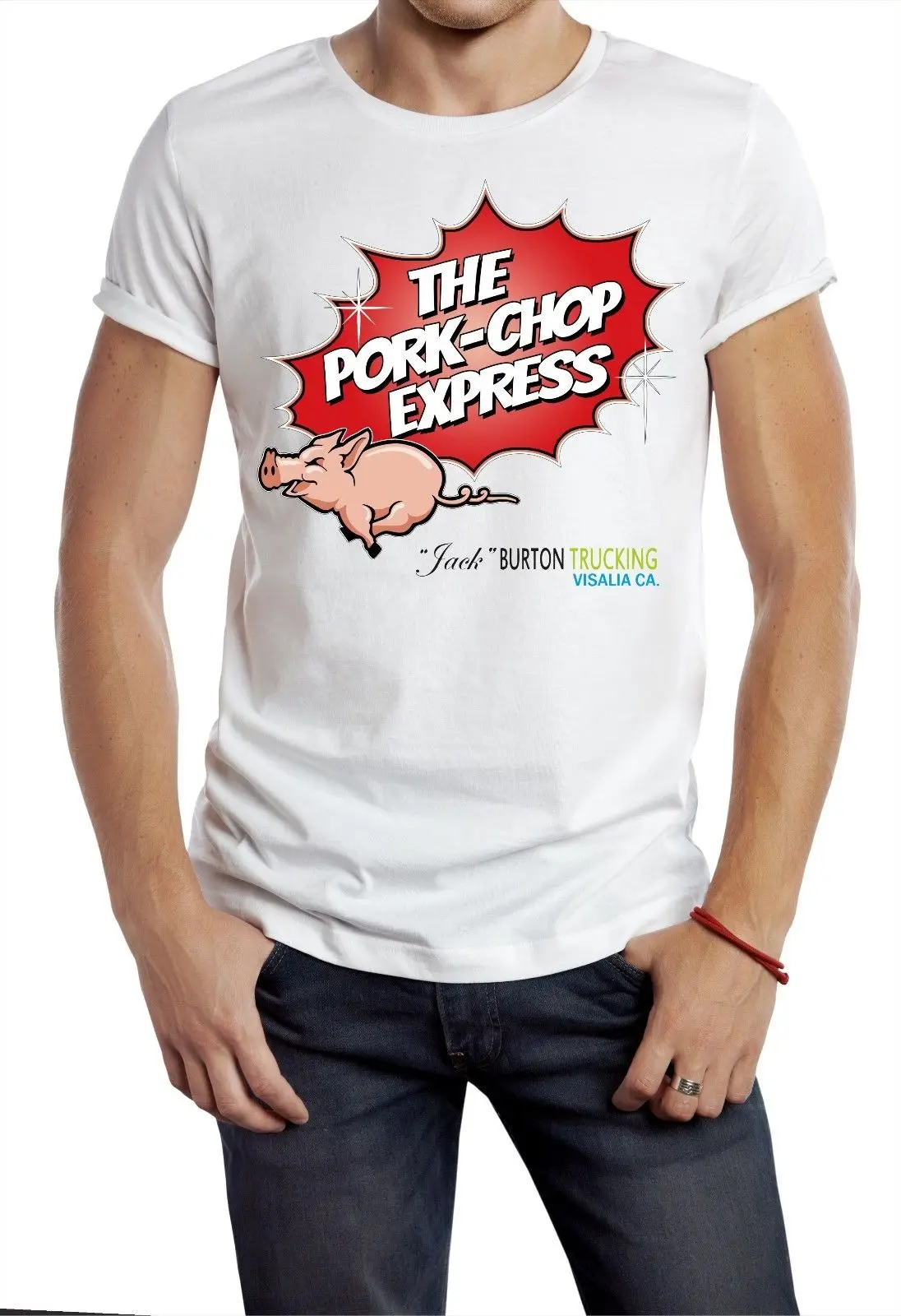 Свинина Чоп Экспресс футболка большая проблема в маленьком китайском крыле Kong