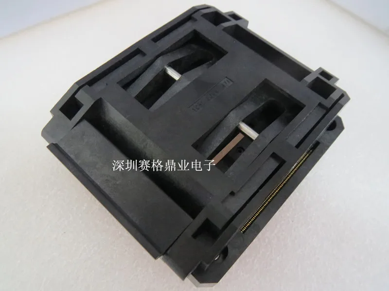 Clamshell 100%New&Original  IC51-3044-1471 QFP304/TQFP304 0.5mm  IC Burning seat Adapter testing seat Test Socket test bench