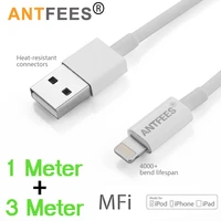 mfi certificated original 1m 3m 8 pin usb data sync charger cable for iphone se 5s 6s 6 7 8 plus ios 8 9 for ipadipod cord
